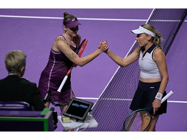 Třetí vítězství. Rybakinová je na Turnaji mistryň nadále stoprocentní