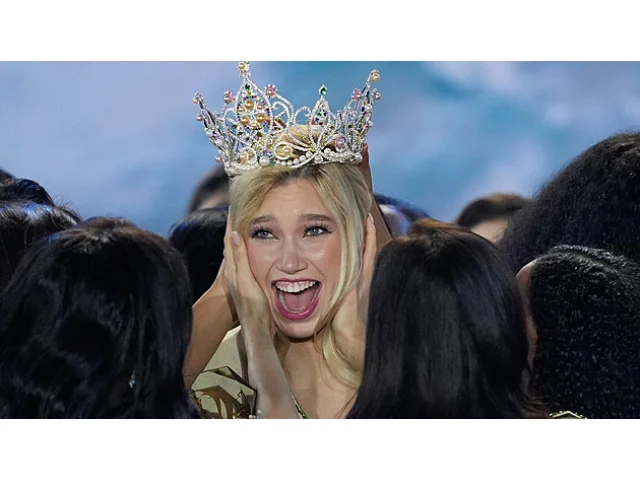 Česko má po 13 letech světovou Miss Earth. Korunku získala Natálie Puškinová