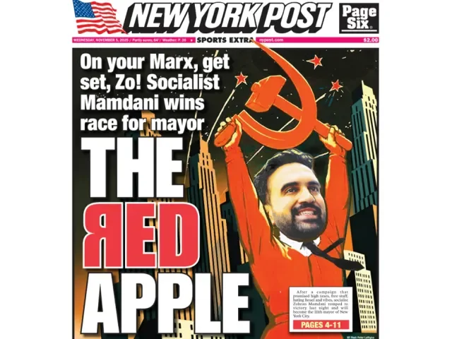 New York se mění v „Red Apple“. Americký sen pokračuje, slaví Soros