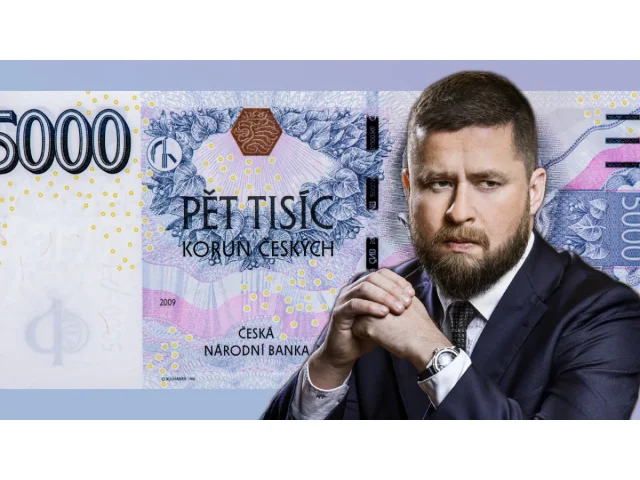 „Aby moje hlava nehyzdila naše skvělé bankovky.“ Michl svou podobiznu na výroční pětitisícovce nechce