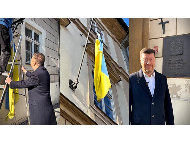 OBRAZEM: Jak vypadá Sněmovna po večerním střetu o ukrajinskou vlajku