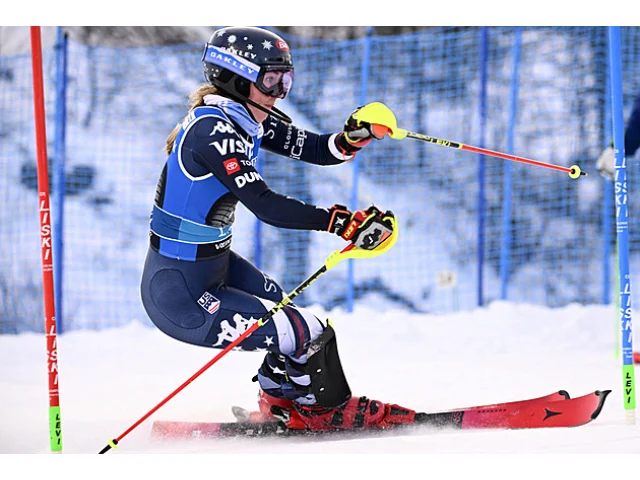 Shiffrinová vede po prvním kole slalom v Levi, Dubovská nepostoupila