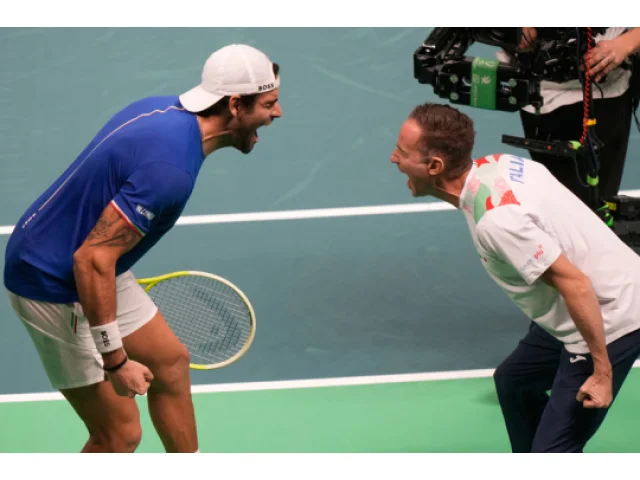 Italští tenisté vedou díky Berrettinimu v semifinále Davis Cupu nad Belgií 1:0