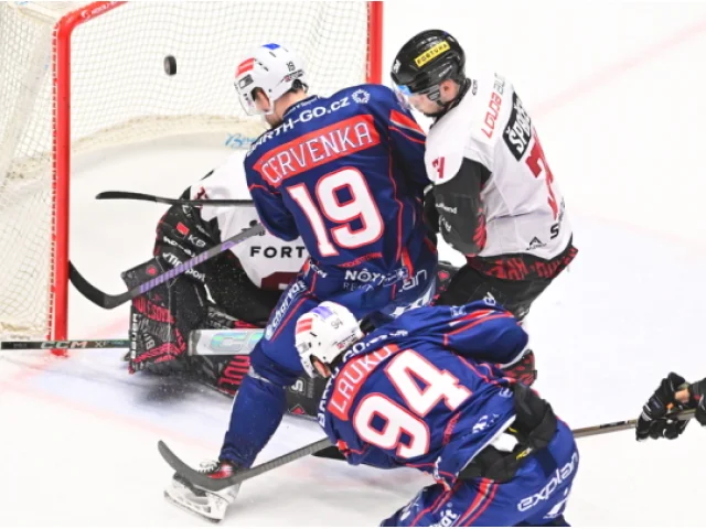 Sparta ve šlágru kola vyhrála v Pardubicích, prodloužení rozhodl Sirota