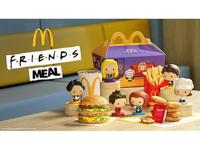 McDonald's v Česku uvádí limitovanou edici FRIENDS Menu a sběratelské figurky
