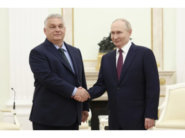 Orbán řekl, že bude v Moskvě jednat s Putinem o energiích a Ukrajině