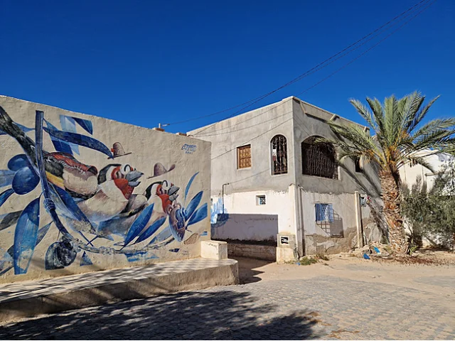 Uličky plné umění. Djerbahood proměnil tuniskou vesnici v galerii pod širým nebem