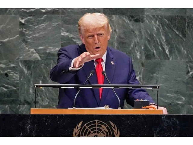 Trump promluvil v OSN. Organizaci tvrdě kritizoval, požadoval konec války v Gaze