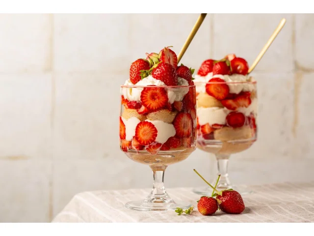 Ciao, mascarpone! Toto jahodové tiramisu z lehčích ingrediencí si můžete dopřát i bez výčitek svědomí