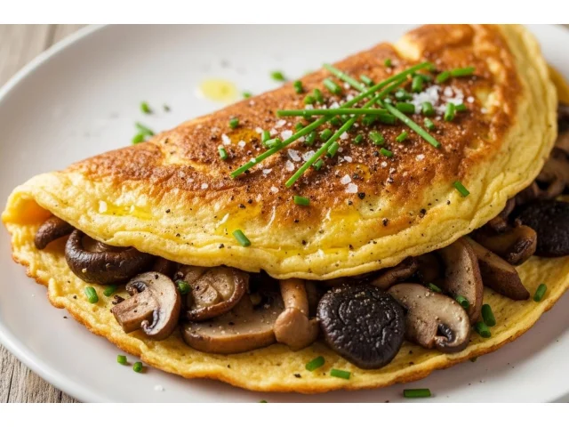 Houbová omeleta podle Jamieho Olivera – jednoduchá, voňavá a bez jediné chyby