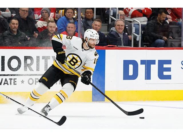 Zacha jednou asistoval, Boston bez Pastrňáka těsně podlehl Detroitu