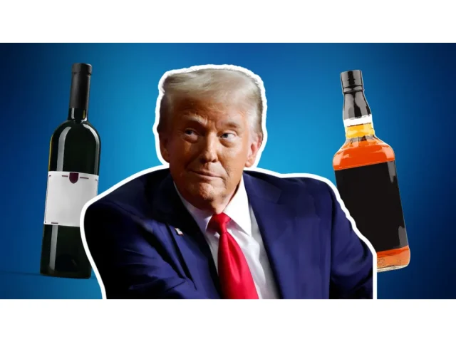 „Vy nám whisky, my vám šampaňské.“ Trump hrozí „nepřátelské“ EU obrovským clem na víno