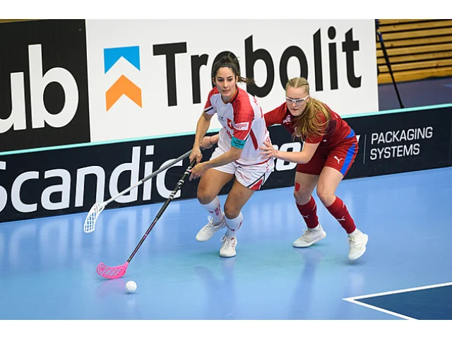 Florbalistky zakončily Euro Floorball Tour vítěznými nájezdy, zdolaly Švýcarky