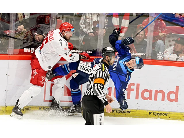 ONLINE: Vítkovice v přestřelce udolaly Třinec. Sparta opět doma prohrává