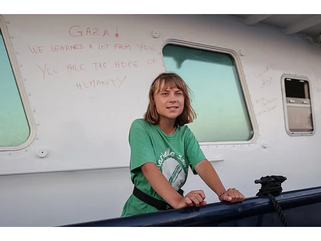 Krouží kolem nás izraelští vojáci, tvrdí Češka z propalestinské flotily