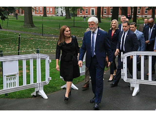 Rusko je odhodlaný agresor, řekl Pavel na Harvardu. Promluvil i o volbách v Česku