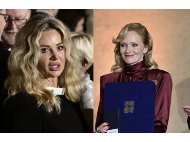 Móda z Pražského hradu. Babišovou srovnávají s Geislerovou, Pekarová Adamová recyklovala šaty z festivalu