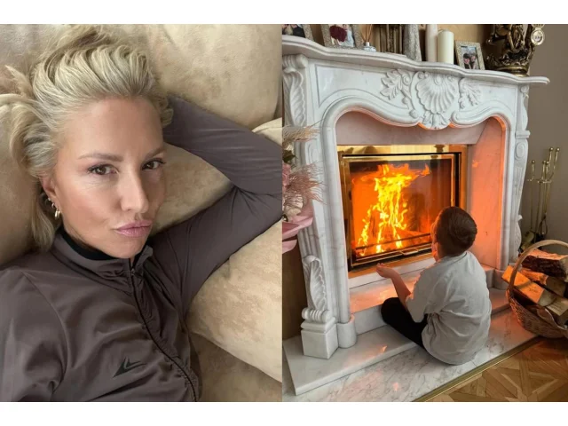 Sestra Krainové žije život na zámku: Pyšní se honosným krbem a lustrem, co se třpytí na všechny strany
