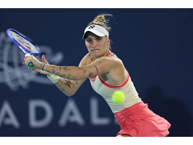 Vondroušová po druhém kole v Dubaji končí, od Andrejevové dostala kanára