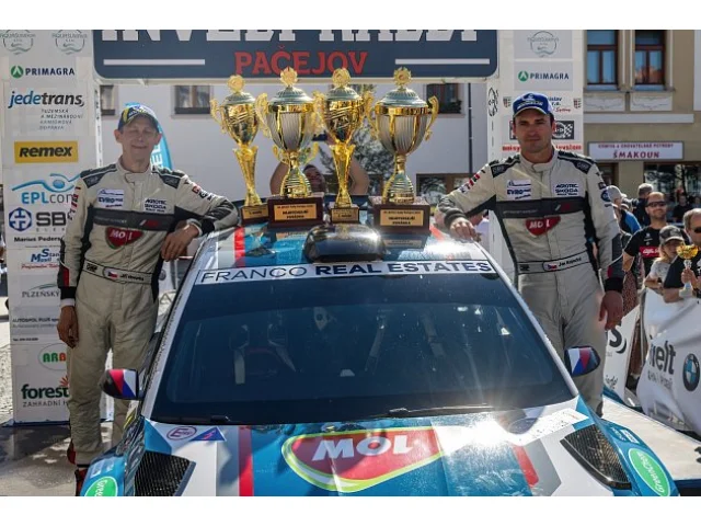 FOTO, VIDEO: Kopecký vyhrál rallye v Pačejově a získal jedenáctý český titul