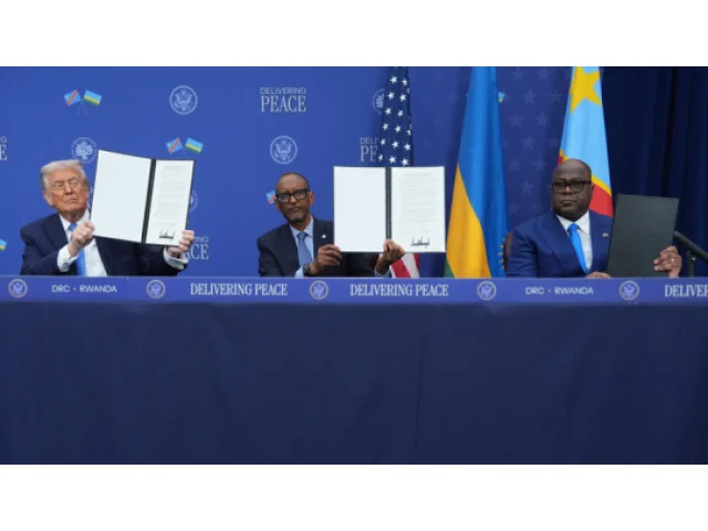 Trump, Rwanda a Kongo podepsali mírovou dohodu mezi oběma zeměmi