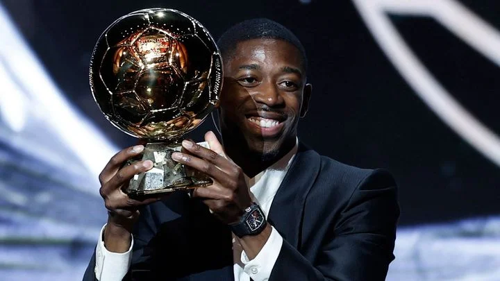 Dembélé poprvé v kariéře vyhrál Zlatý míč pro nejlepšího fotbalistu