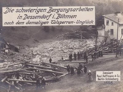 Na stromech visela těla obětí. Tragédie přehrady na Bílé Desné rezonuje i po letech