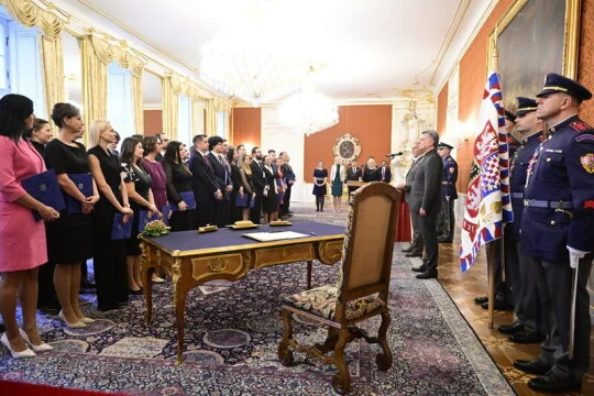 Pavel jmenuje na Hradě nové soudce obecných soudů