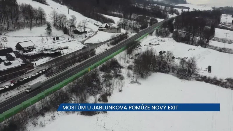 Bezpečnost provozu v Mostech u Jablunkova zajistí nový exit, do té doby zde dejte pozor