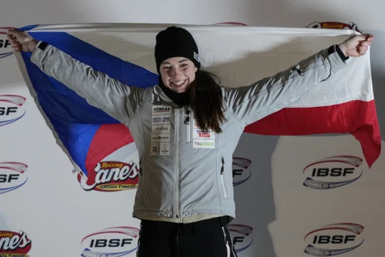 Skeletonistka Fernstädtová byla druhá v závodě Světového poháru v Siguldě