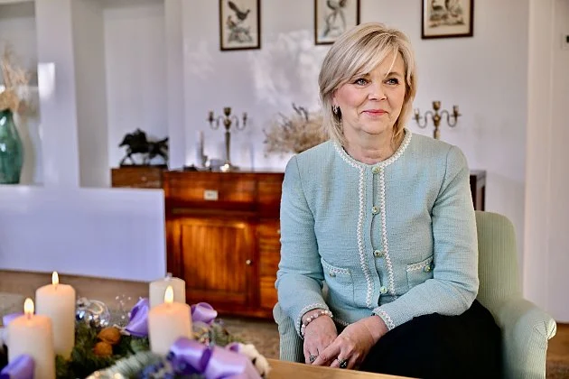 Vánočku a nějaké cukroví peču sama, říká první dáma Eva Pavlová