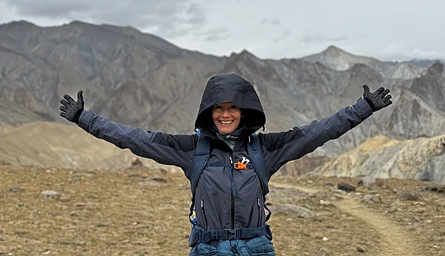 Udusaná hlína a díra v zemi, vzpomíná na pobyt v Himálaji Barbora Seidlová