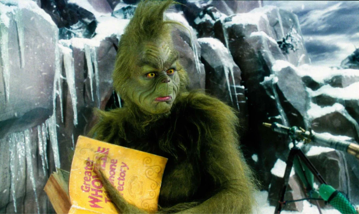 Grinch: Utrpení Jima Carreyho, pomoc agenta CIA, režisér v kostýmu a Alžběta II. na premiéře