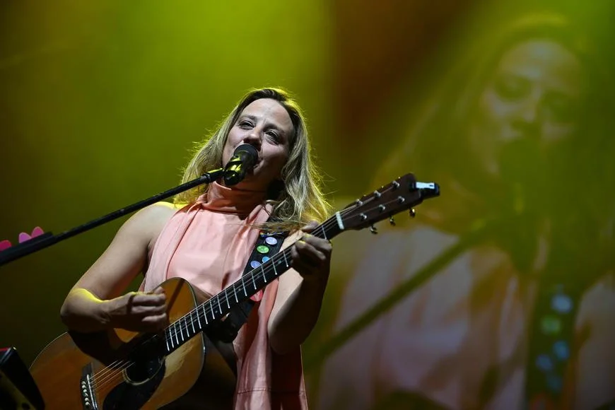 Aneta Langerová si podmanila Novou Spirálu. Gospelový sbor zpíval přímo mezi diváky