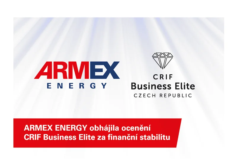 ARMEX ENERGY opět získává certifikát CRIF Business Elite a potvrzuje svou vysokou finanční stabilitu