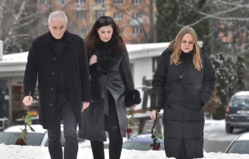 Poslední rozloučení s Pavlem Nečasem. I přes nepřízeň počasí dorazily do Brna desítky známých tváří