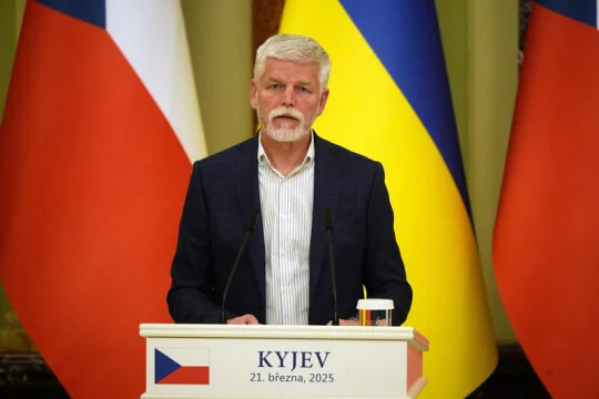 Prezident Pavel pokračuje v návštěvě Ukrajiny, přicestoval do Kyjeva