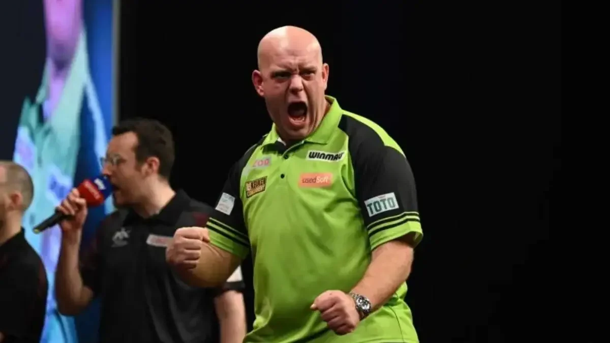 Michael van Gerwen ovládl Bahrajn Darts Masters a vyhrál pohádkový balík