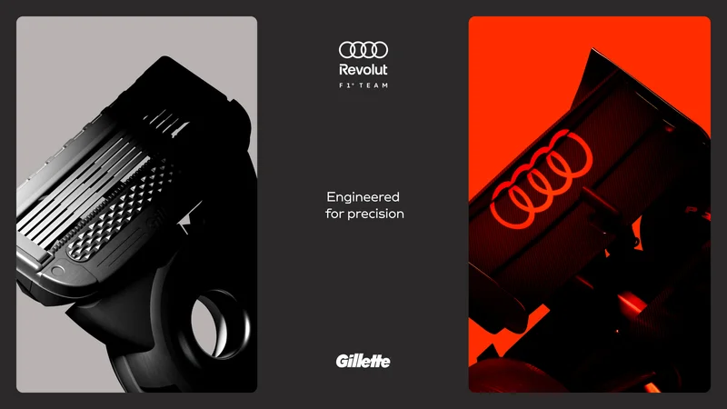 Gillette vstupuje do Formule 1! Stává se oficiálním partnerem Audi Revolut F1 Team