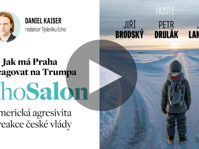 Jak má Praha zareagovat na Trumpa. V Echo Salonu Brodský, Landovský a Drulák