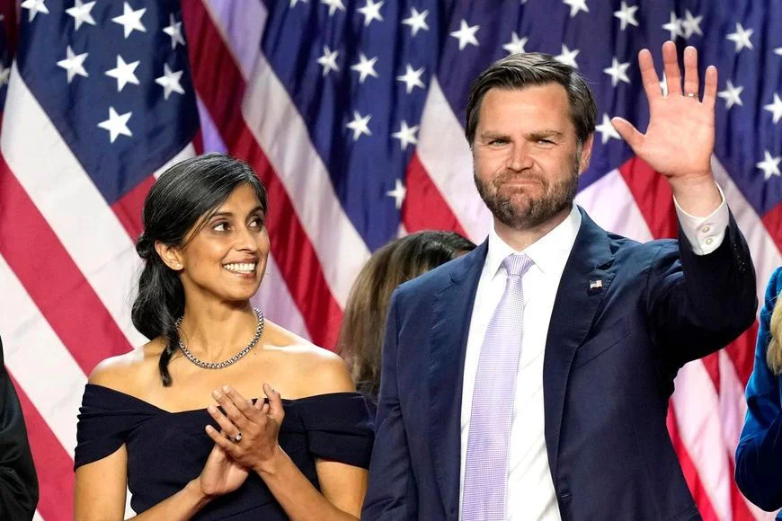 Manželka amerického viceprezidenta Usha Vanceová čeká čtvrté dítě, oznámil pár