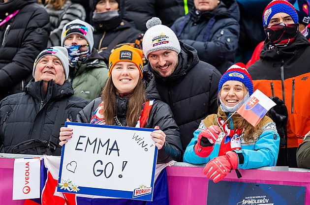 OBRAZEM: Famózní lyžařky a velký mejdan. Špindl žije světovým pohárem