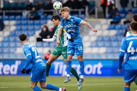 Fotbalisté Mladé Boleslavi a Bohemians vstoupili do ligového jara remízou 2:2