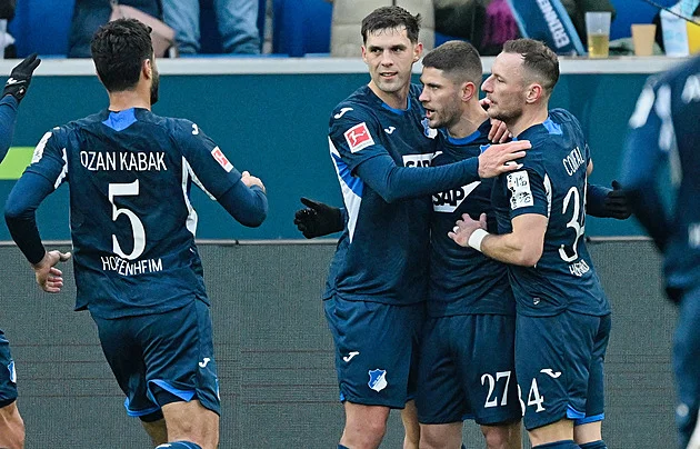 Hoffenheimu i s Čechy se dál daří. Vyrovnal rekord a dotáhl se na druhý Dortmund