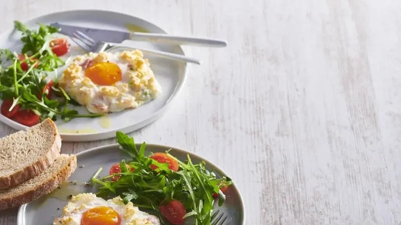 Sněhové obláčky se slaninou