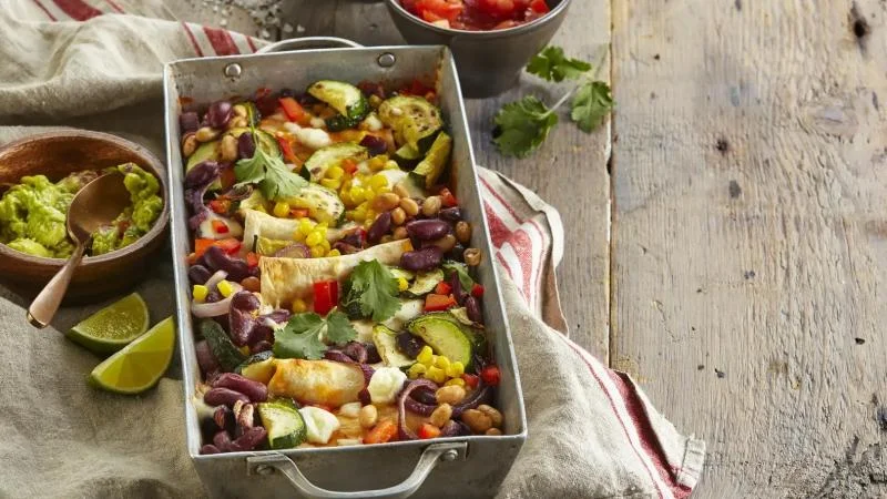 Vegetariánská enchilada