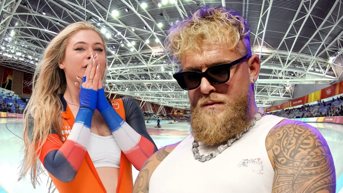 Jake Paul v slzách na tribuně. Boxer prožil olympijské zlato své snoubenky po rekordní jízdě