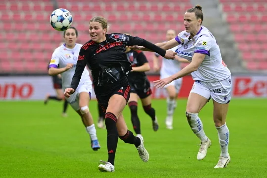 Fotbalistky Sparty hrály v úvodním čtvrtfinále Evropského poháru s Austrií 0:0