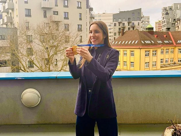 V regionu začala závodit, teď Maděrová do Liberce přivezla olympijské zlato