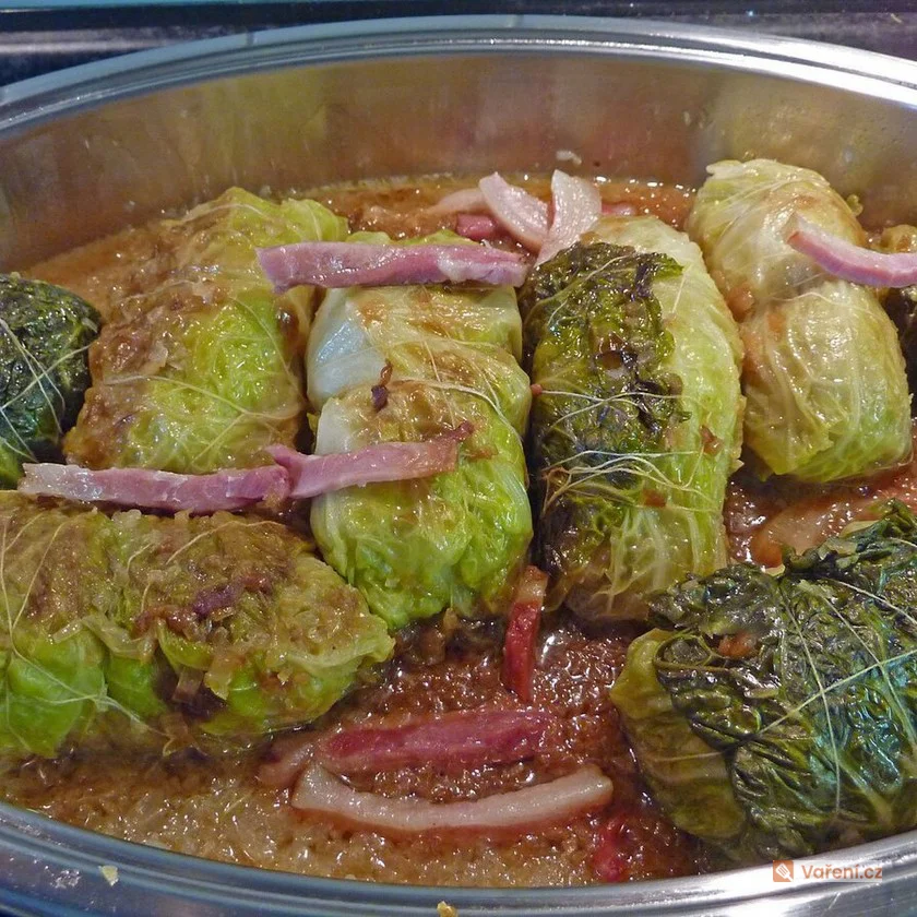 Kapustové masové závitky